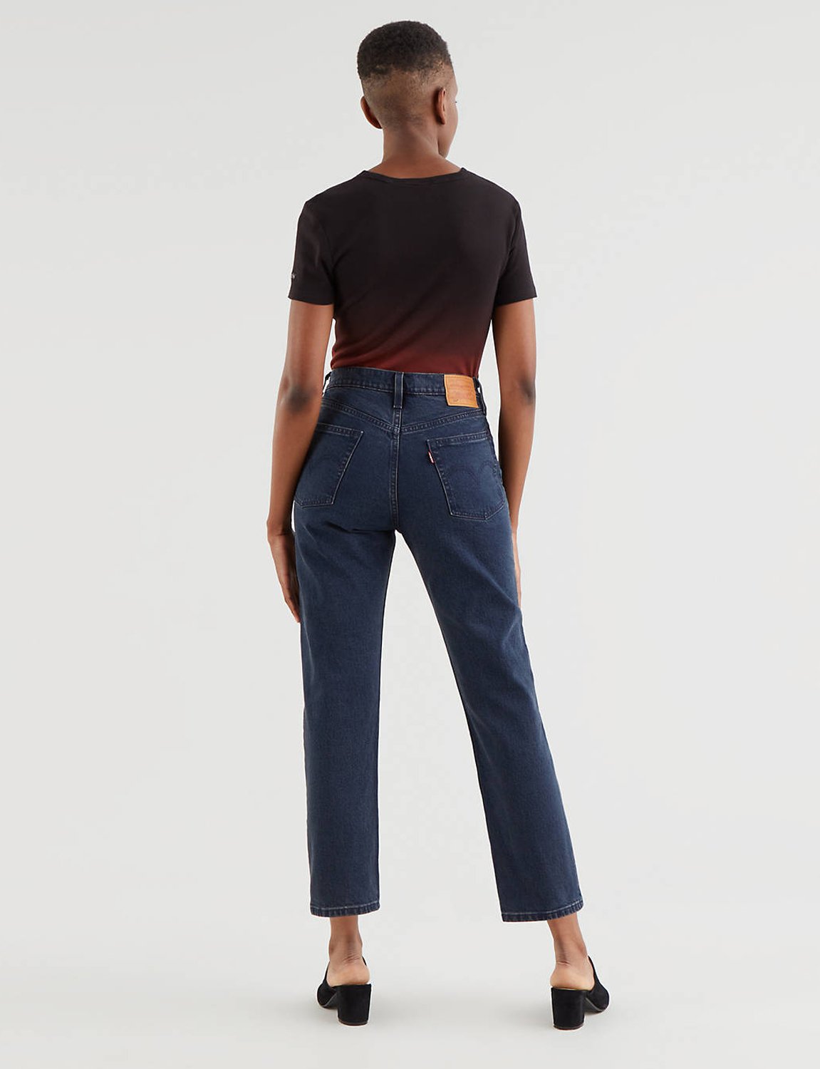 levi's 501 crop deep dark